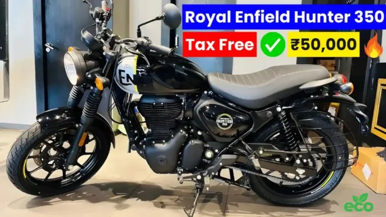 Royal Enfield Hunter 350 becomes Tax Free, Save ₹ 50,000 on purchase